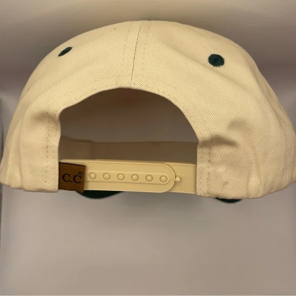 C.C Santa’s Favorite Trucker Hat • Cream/Green Christmas Classic! 🎄 - Picture 5 of 6